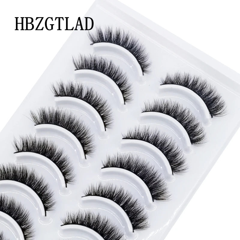 NEW 10 Pairs Natural False Eyelashes Fake Lashes Long Makeup 3d Mink Lashes