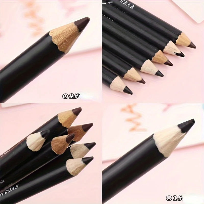 3/5pcs High Pigmented Eyeliner Pencil Hard Refill Black Brown Eyeliner Eyebrow