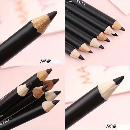 3/5pcs High Pigmented Eyeliner Pencil Hard Refill Black Brown Eyeliner Eyebrow