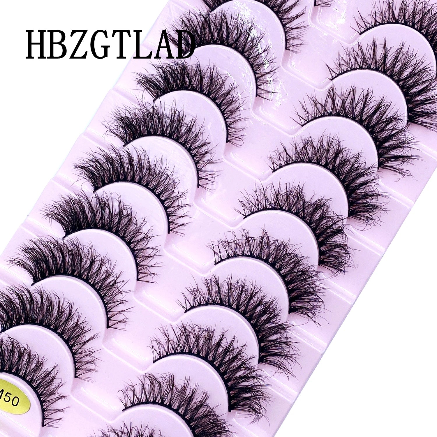 HBZGTLAD New 10 Pairs Natural False Eyelashes Fake Lashes Long Makeup 3d