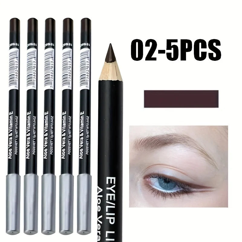 3/5pcs High Pigmented Eyeliner Pencil Hard Refill Black Brown Eyeliner Eyebrow