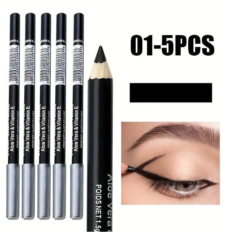 3/5pcs High Pigmented Eyeliner Pencil Hard Refill Black Brown Eyeliner Eyebrow