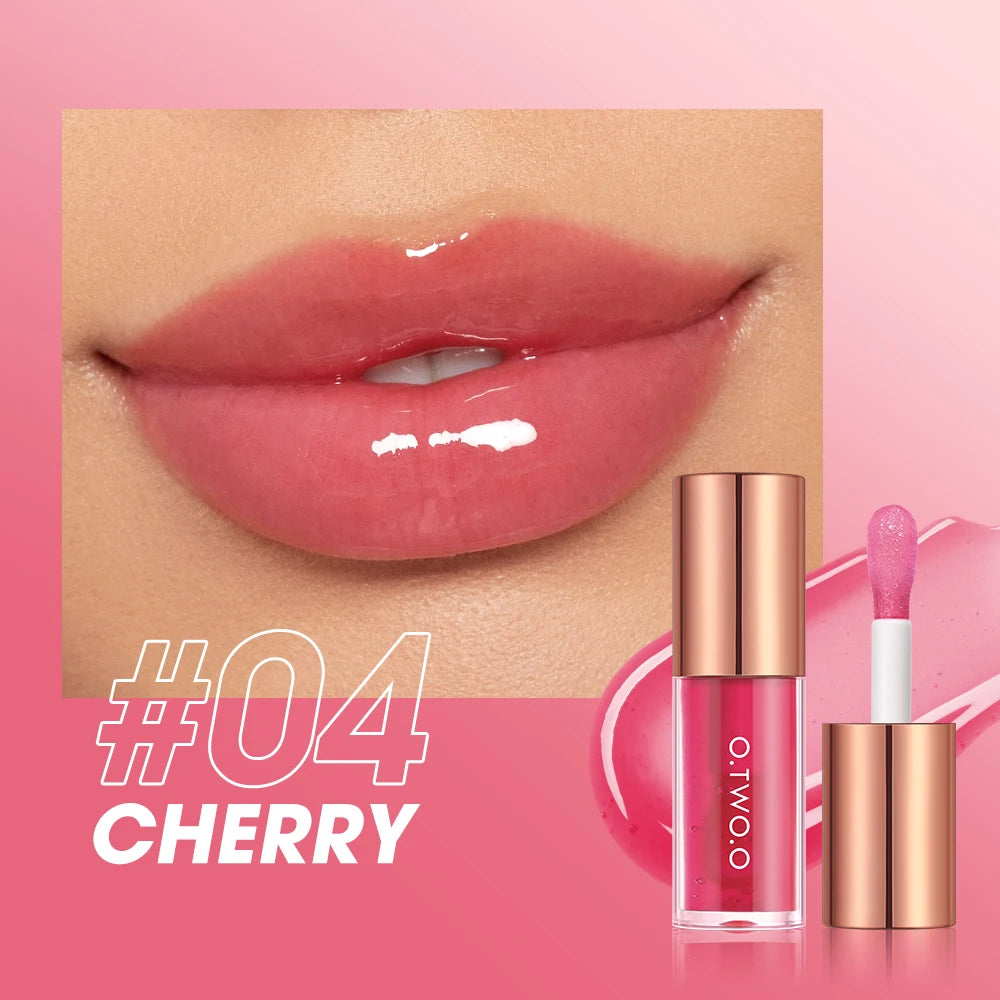 O.TWO.O Lip Oil Gloss Lip Plumper Makeup Moisturizing NonSticky Sexy