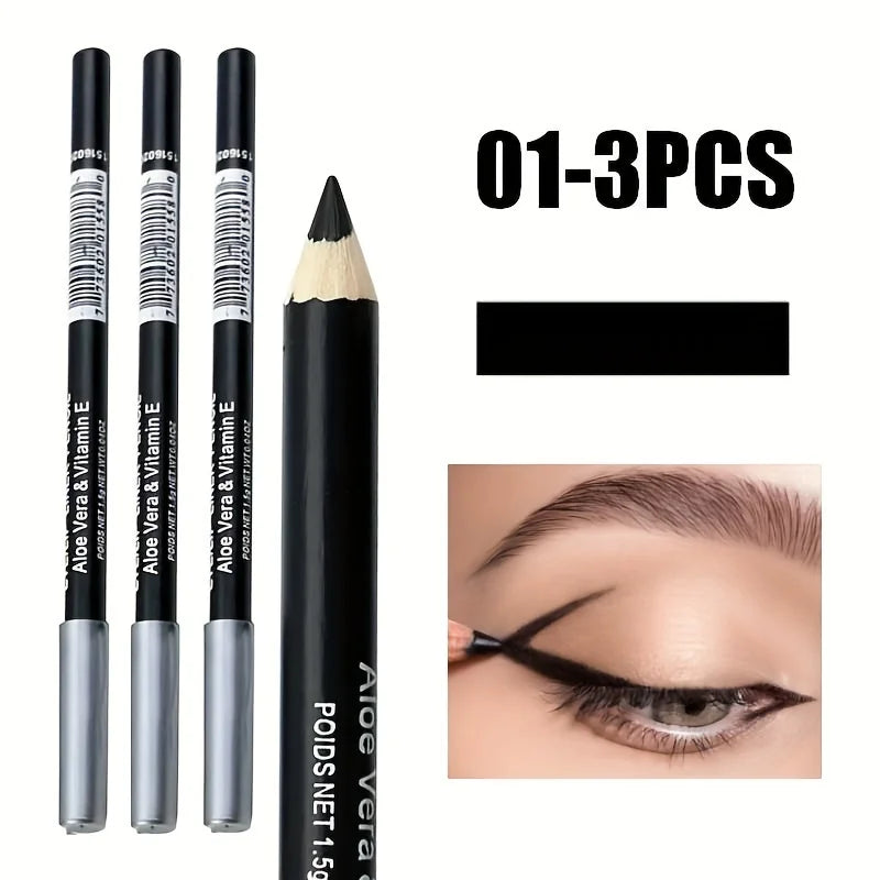 3/5pcs High Pigmented Eyeliner Pencil Hard Refill Black Brown Eyeliner Eyebrow
