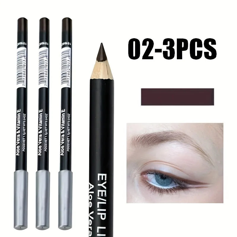 3/5pcs High Pigmented Eyeliner Pencil Hard Refill Black Brown Eyeliner Eyebrow