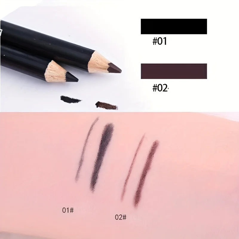 3/5pcs High Pigmented Eyeliner Pencil Hard Refill Black Brown Eyeliner Eyebrow