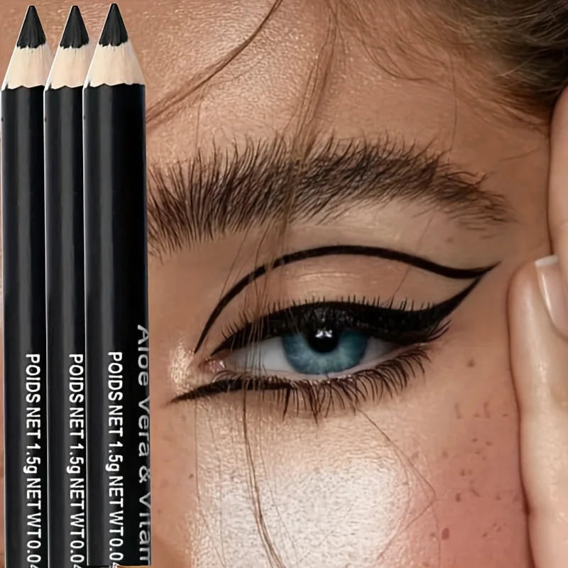 3/5pcs High Pigmented Eyeliner Pencil Hard Refill Black Brown Eyeliner Eyebrow