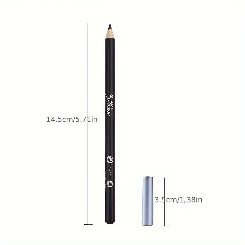 3/5pcs High Pigmented Eyeliner Pencil Hard Refill Black Brown Eyeliner Eyebrow