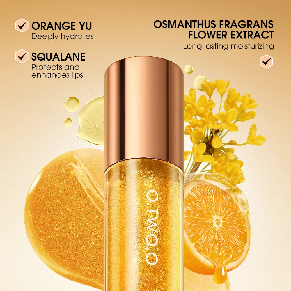 O.TWO.O Lip Oil Gloss Lip Plumper Makeup Moisturizing NonSticky Sexy