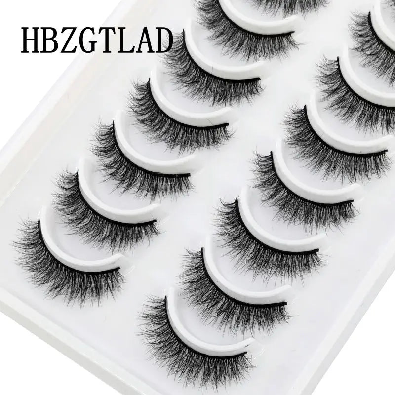 NEW 10 Pairs Natural False Eyelashes Fake Lashes Long Makeup 3d Mink Lashes